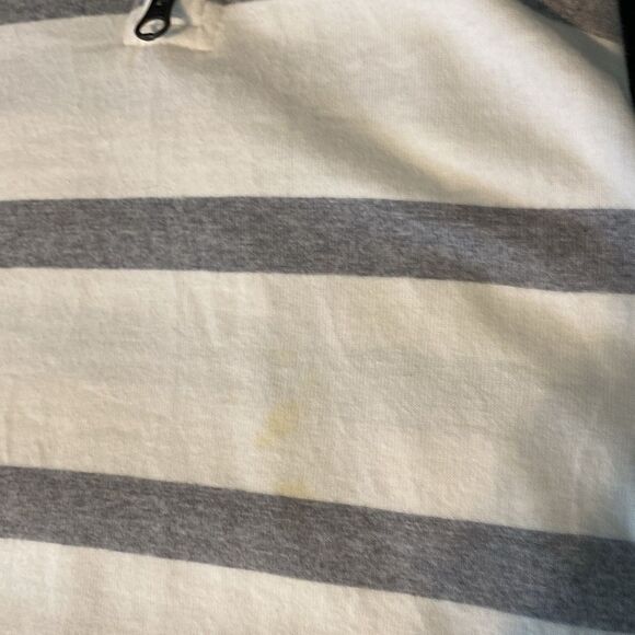 Men's Chaps Gray & White Quarter Zip Pullover Size XXL - Picture 8 of 8
